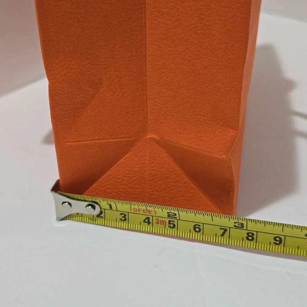 Hermès Orange Gift Paper Bag and 2 Piece Box Small
